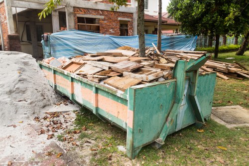 Professional team performing home clearance in a Haringey residence