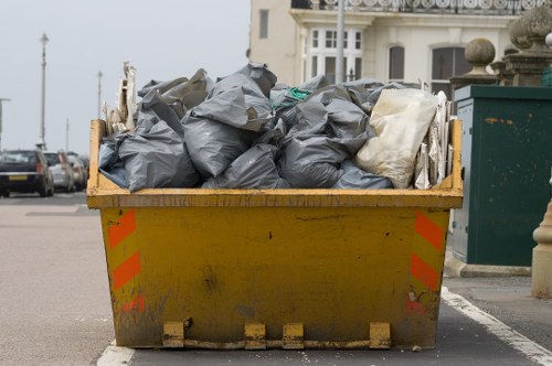 Variety of items being cleared from a home in Haringey