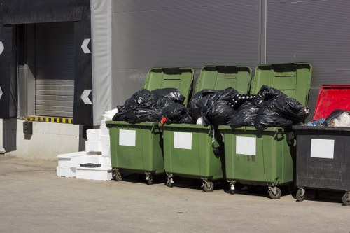 Recycling materials from construction projects